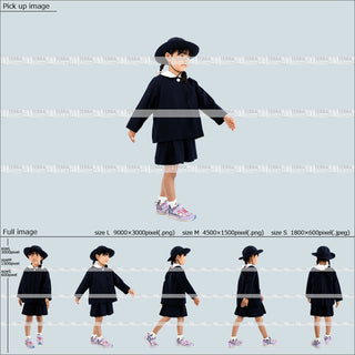 女の子　幼稚園制服