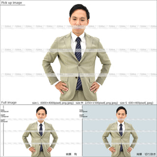 フリー人物切り抜き素材　イメージ写真　男性2　怒る　オフィス　ビジネススーツ
